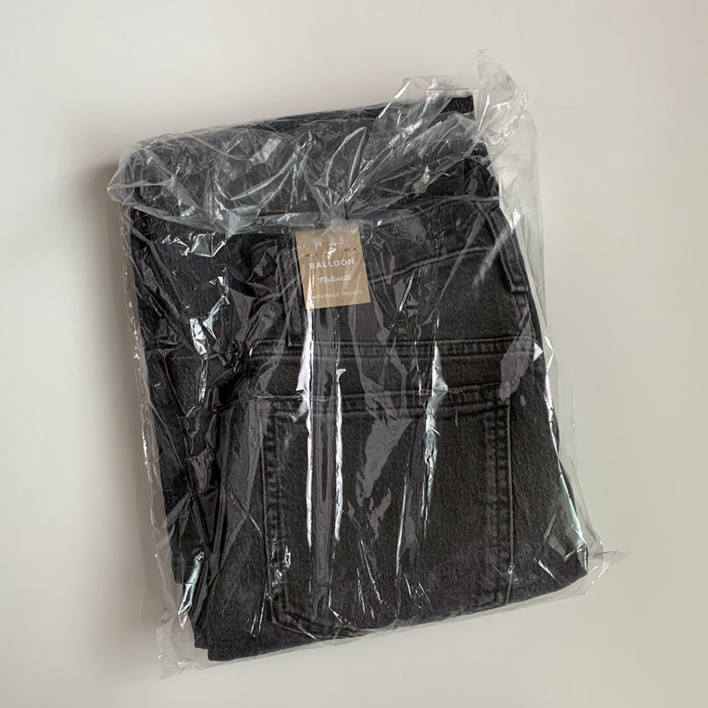 NWT MW Balloon Jeans in Brunswick Wash 23 - Picture 10 of 15